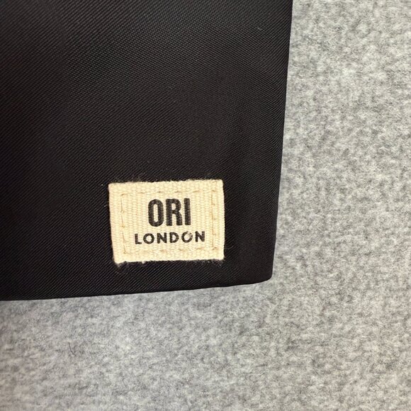 ORI LONDON Black Recycled and Repurposed nylon crossbody bag. NWOT. - Picture 3 of 4